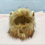 Humorous Lion Mane Headgear for Cats