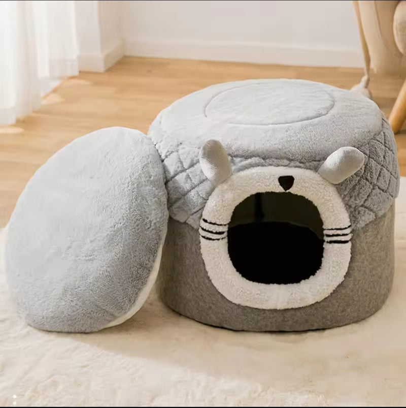 Cozy Cat Cave Bed