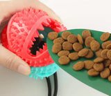 Interactive Dog Chew Toy with Suction Cup & Treat Feeder