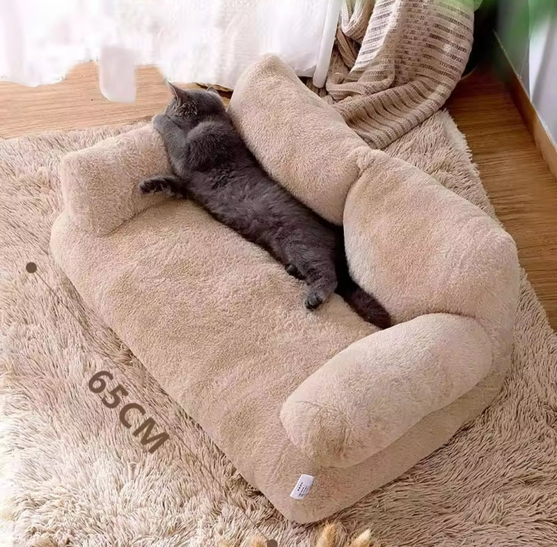 Luxury Plush Cat Sofa Bed