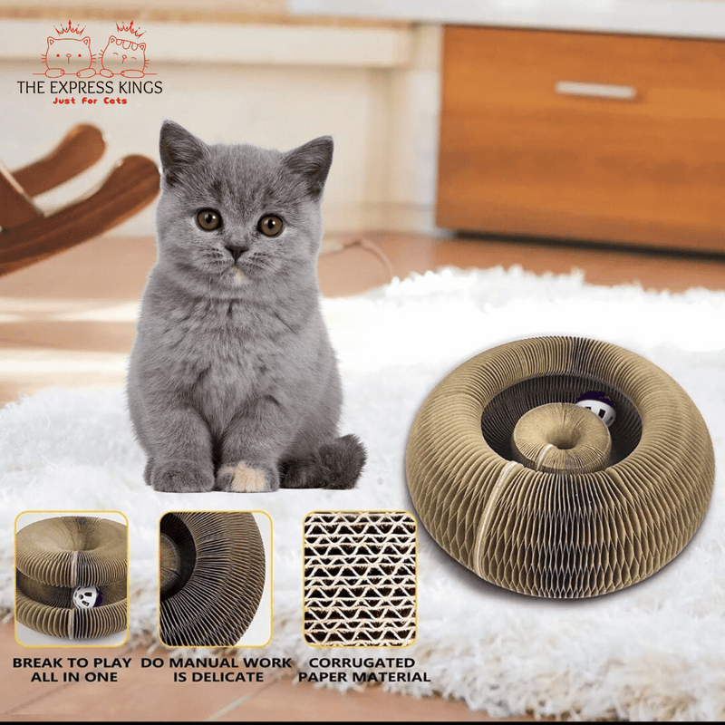 Interactive Foldable Cat Toy with Rolling Balls – Ultimate Entertainment for Cats